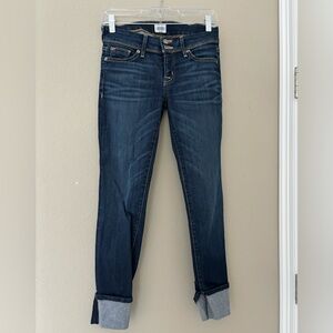 Hudson dark was jeans. Size: 26.